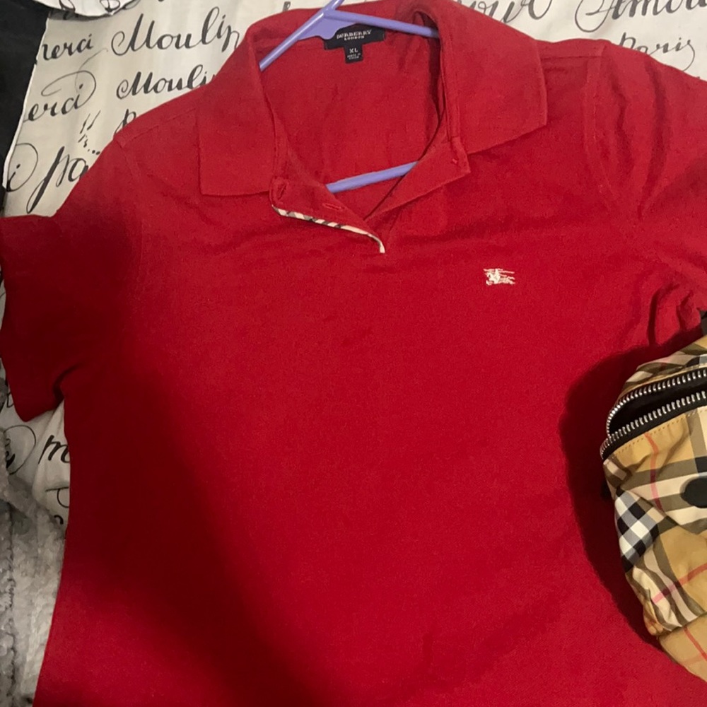 Burberry shirt men size XL used